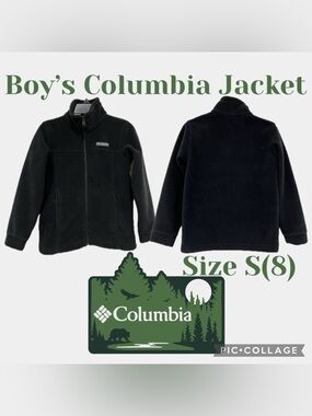 Boys Clothes Columbia Steens Mountain II Fleece Jacket Size S(8)